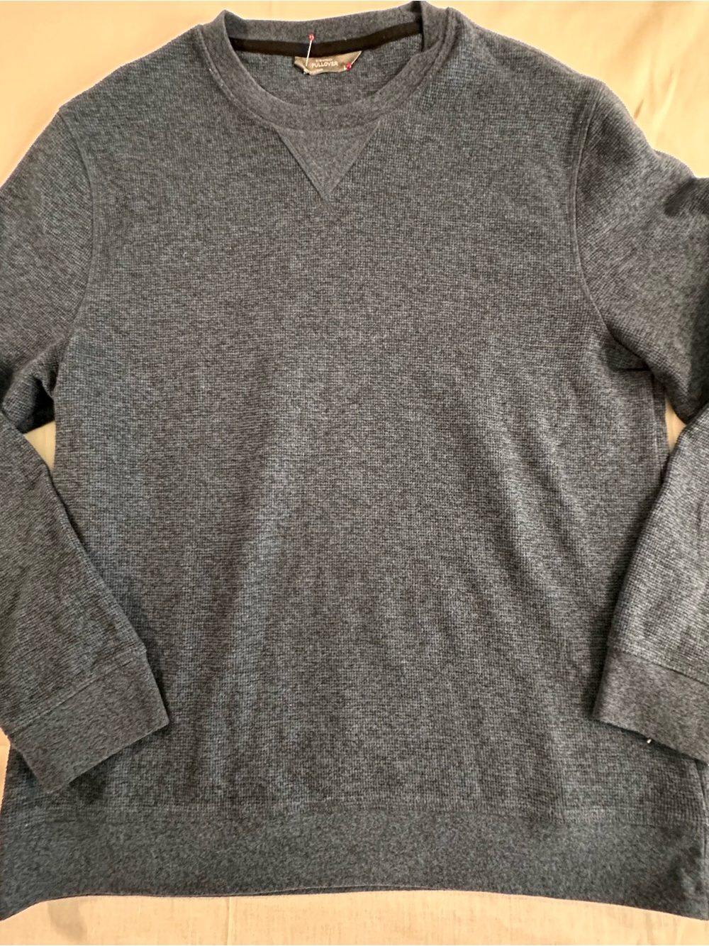 Men's Crewneck Sweater in Charcoal Heather Gray